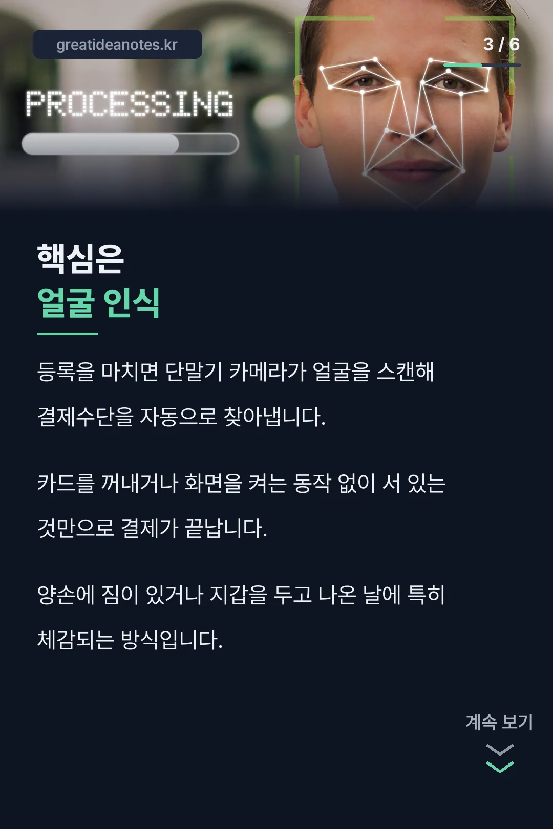얼굴 인식 핵심 요약