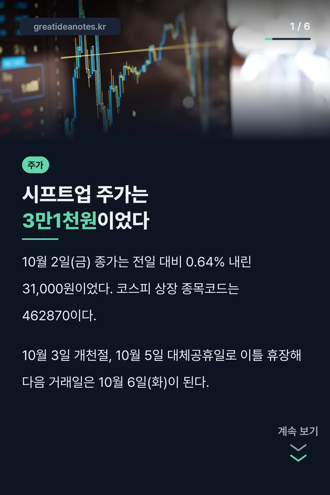 10월 2일 종가